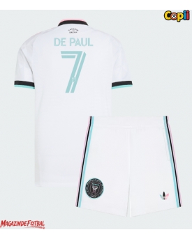Inter Miami Rodrigo De Paul #7 Echipament de Fotbal Replică 2026-27 Copii Treilea (+ Șorturi)